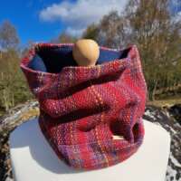 Multi Coloured Neck Cowl Medium A thumbnail