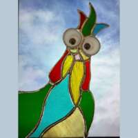 Stained Glass EGGsentric Suncatcher thumbnail