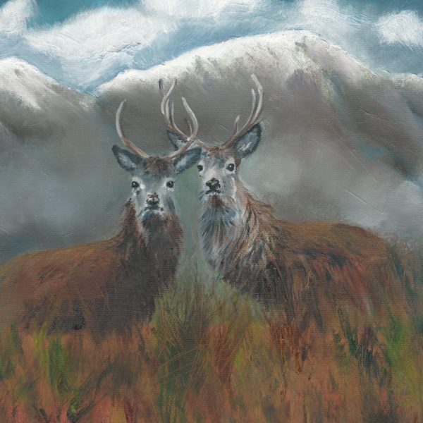 Stags Print