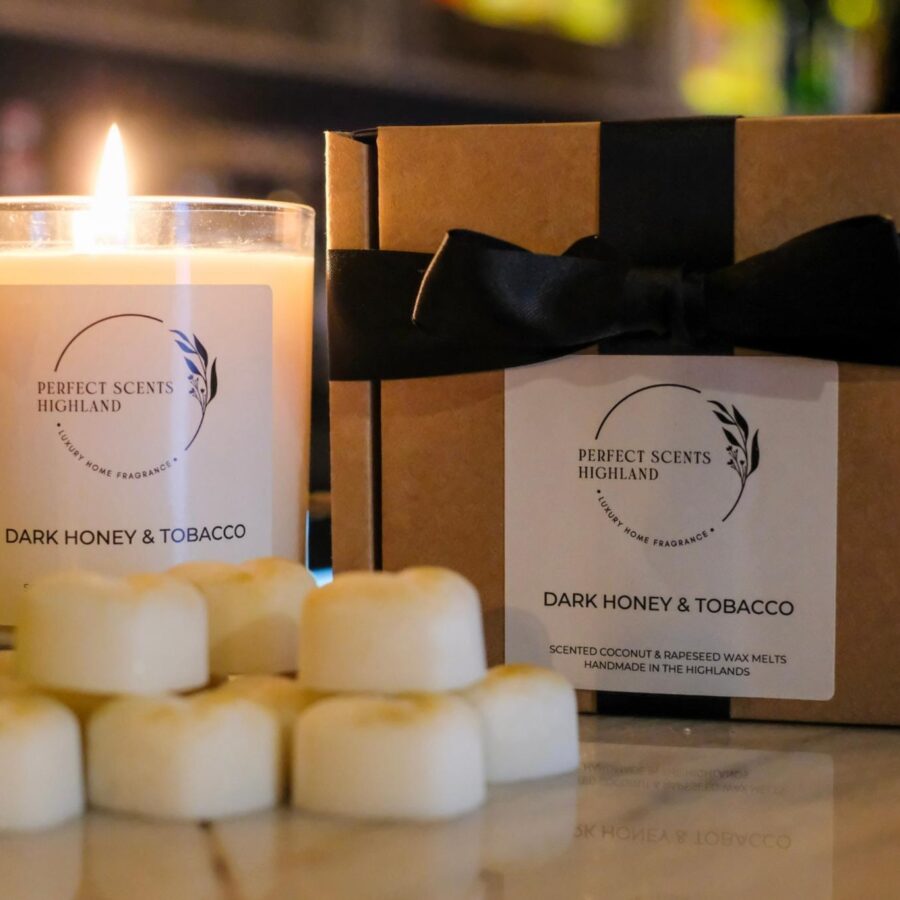 Dark Honey and Tobacco Wax Melts Highland Hiddle
