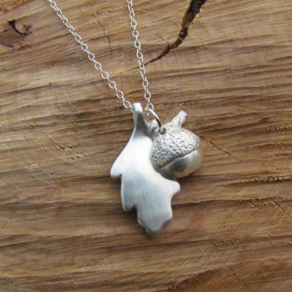 Oak leaf and Acorn pendant