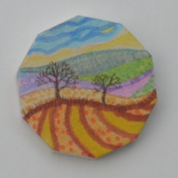 Fields and Trees Brooch