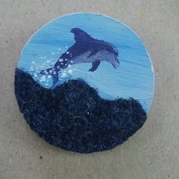 Dolphin Brooch