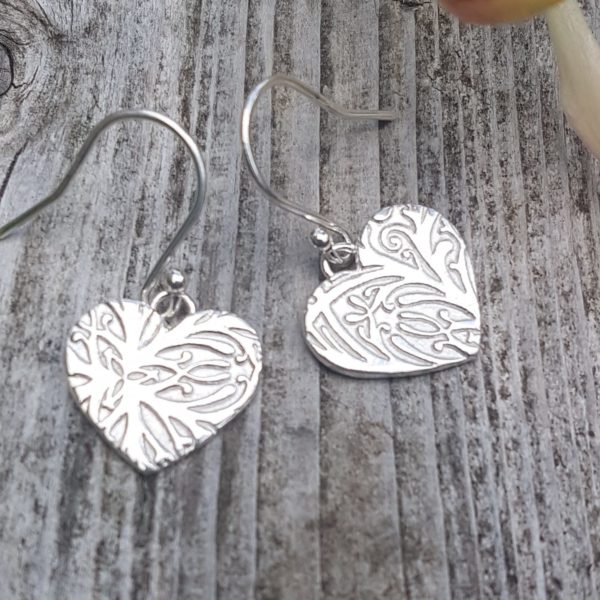 Honeysuckle Heart Earrings