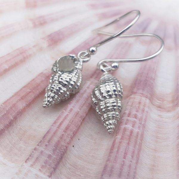 Whelk Shell Earrings