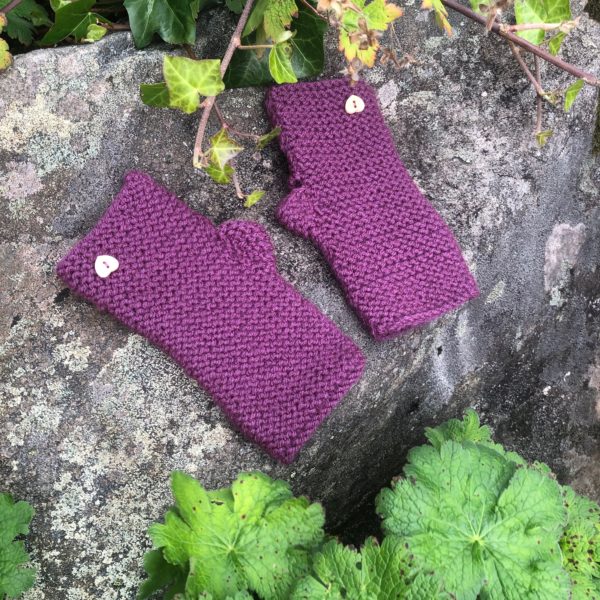 Purple Wrist Warmers