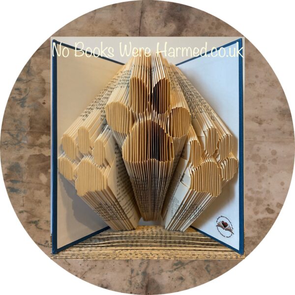 Three Paws Book Sculpture