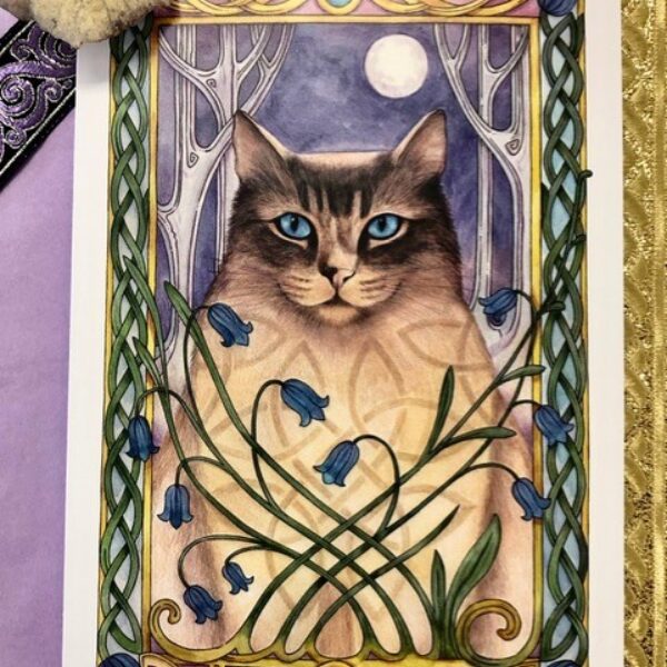 Moonlight Meow Card