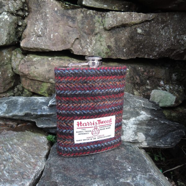 8oz Striped Striped Hip Flask