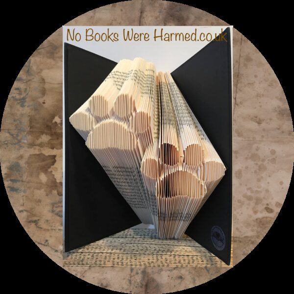 Two Paws Book Sculpture