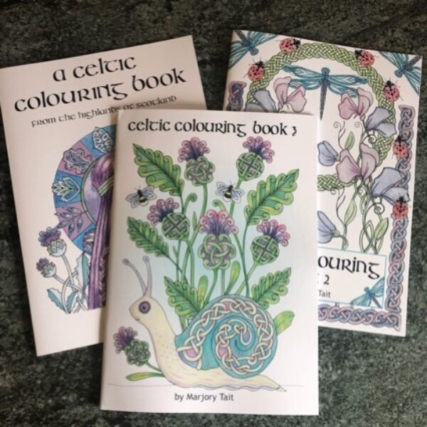 Set of 3 Celtic Art Colouring Books