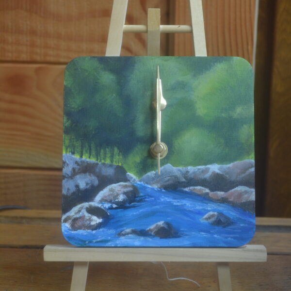 Square Cassley Falls Wall Clock