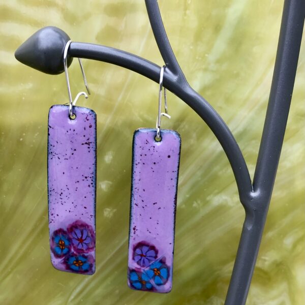 Pink Sea Anemone Earrings