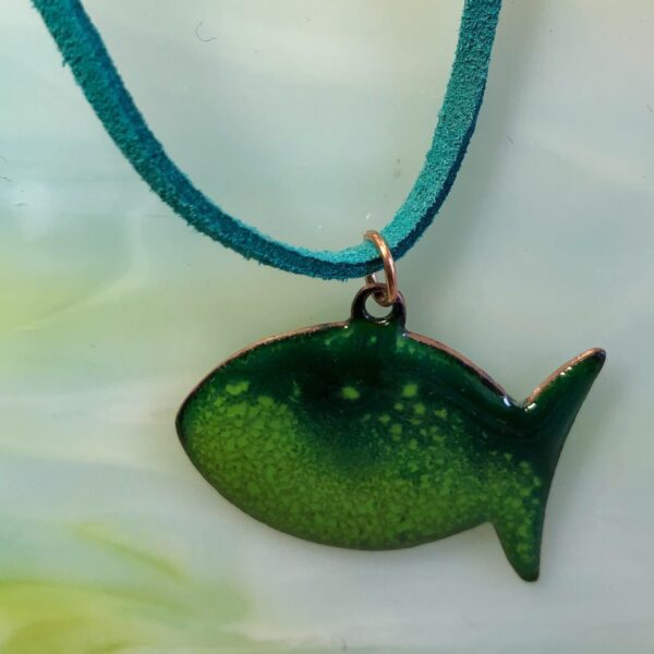 Fish Enamel Necklace