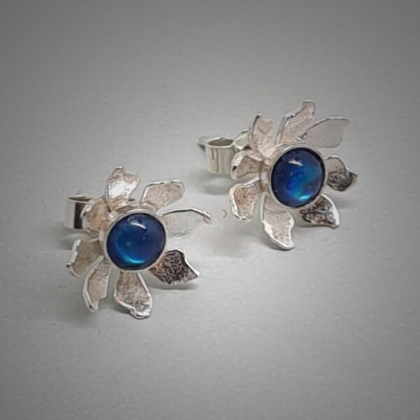 Paua Flower Earrings