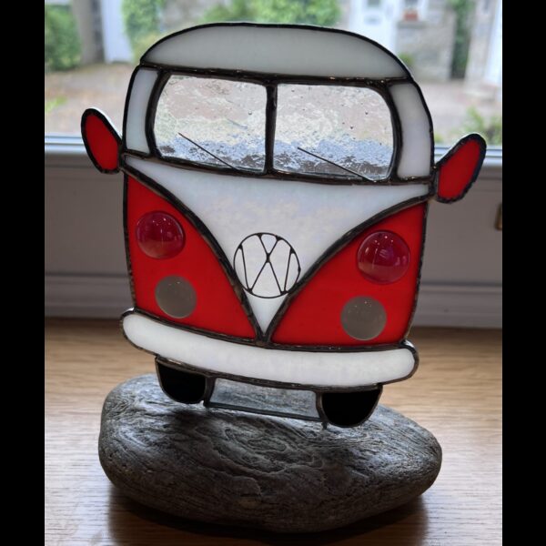 VW Camper on a Rock