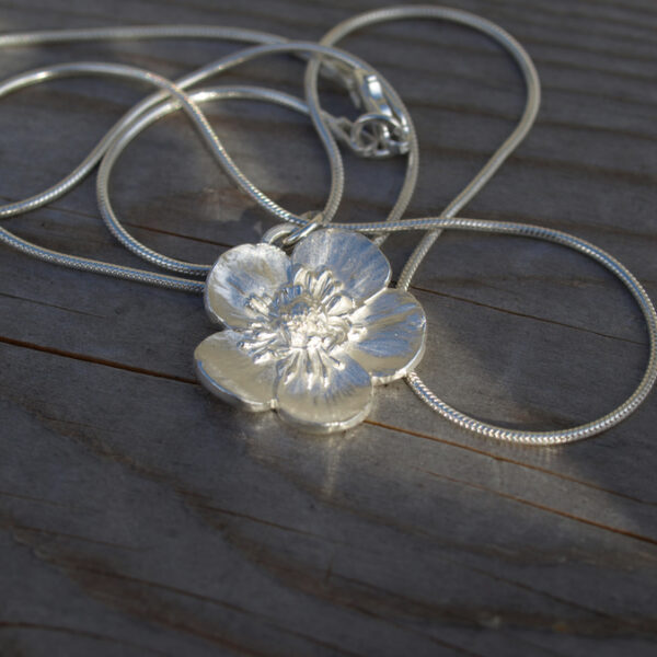 Sterling Silver Buttercup Necklace