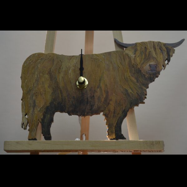Highland Cow Wall Clock
