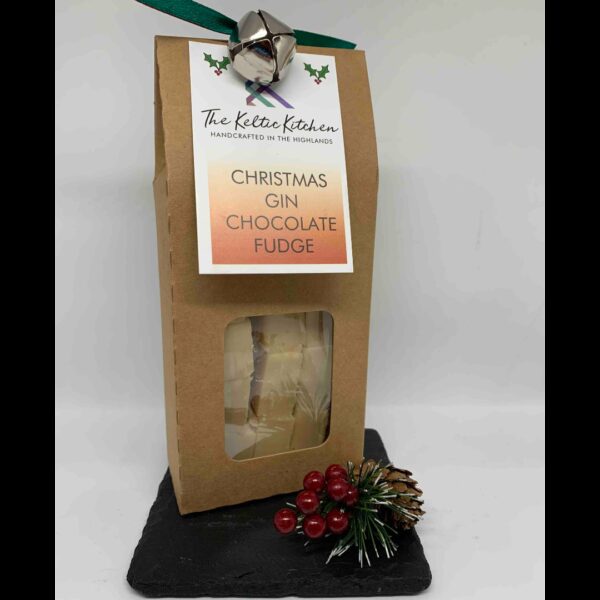 Christmas Gin Chocolate Fudge