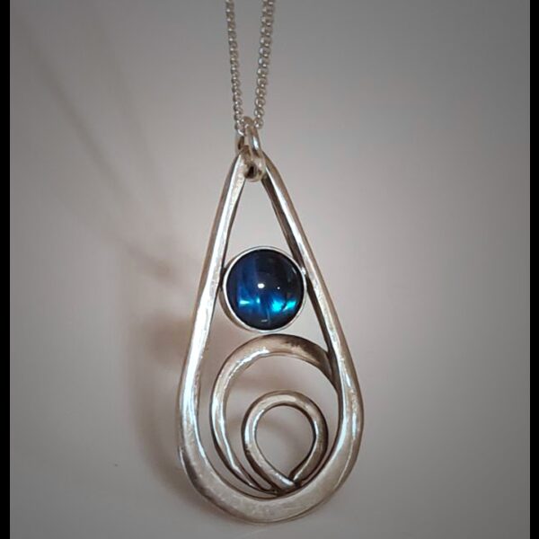 Swirling Paua Necklace