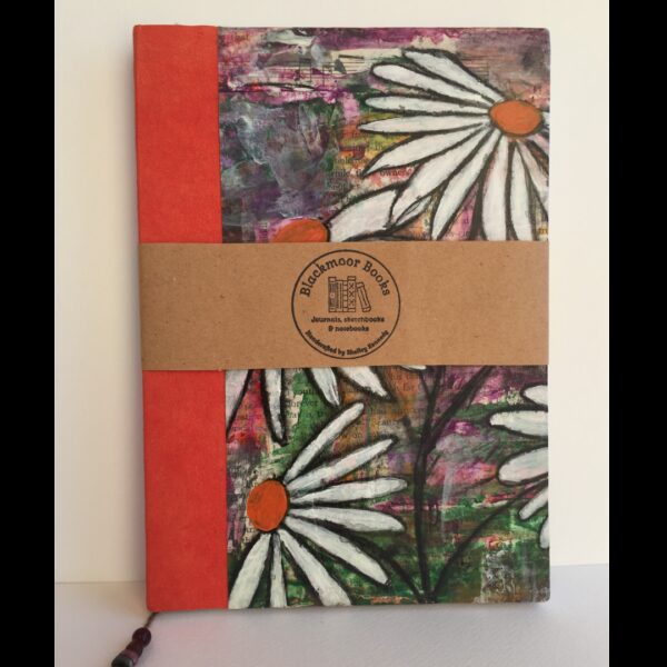 Orange A5 Flower Journal