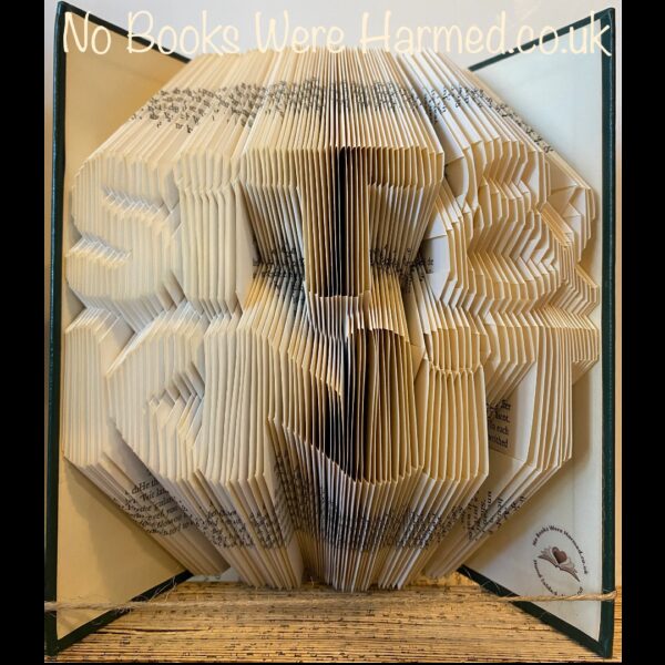 Sit and Knit Book Sculpture