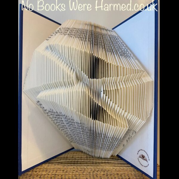 Waving Saltire Book Sculpture