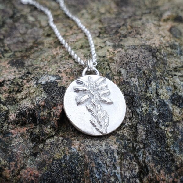 Sterling Silver Heather Necklace - Bright Silver