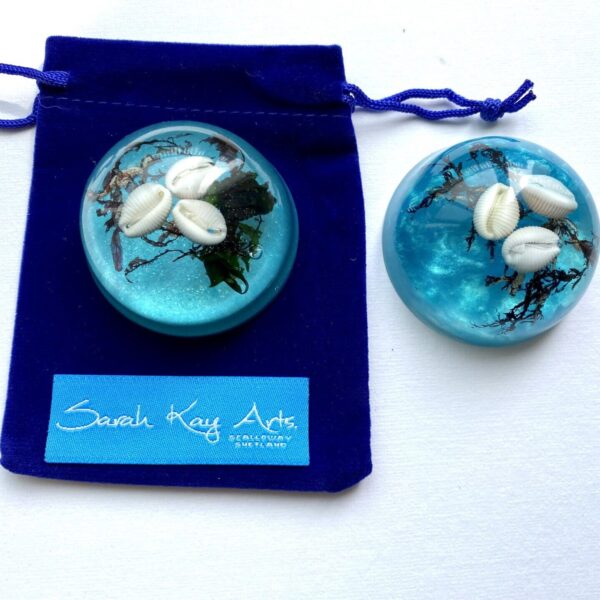 Cowrie Shell Dome Ornament