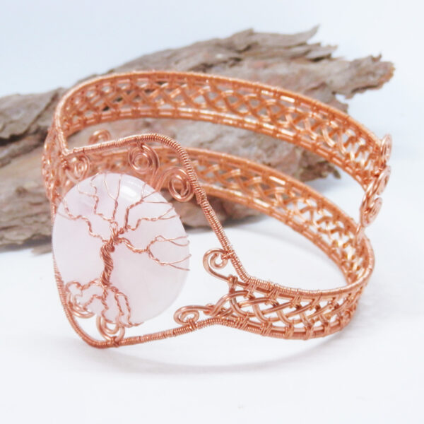 Celtic Braid Arm Cuff with Tree of Life