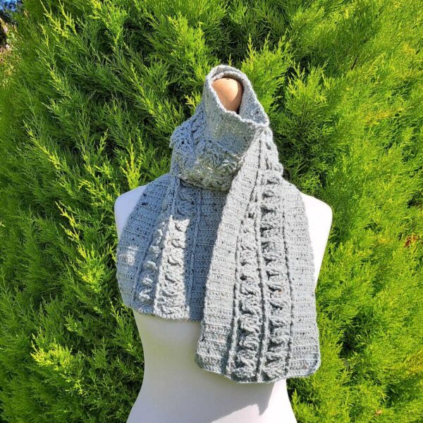 Pale Mint Textured Scarf