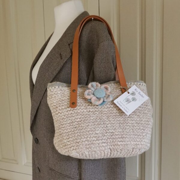 Twisted Shetland Wool Bag