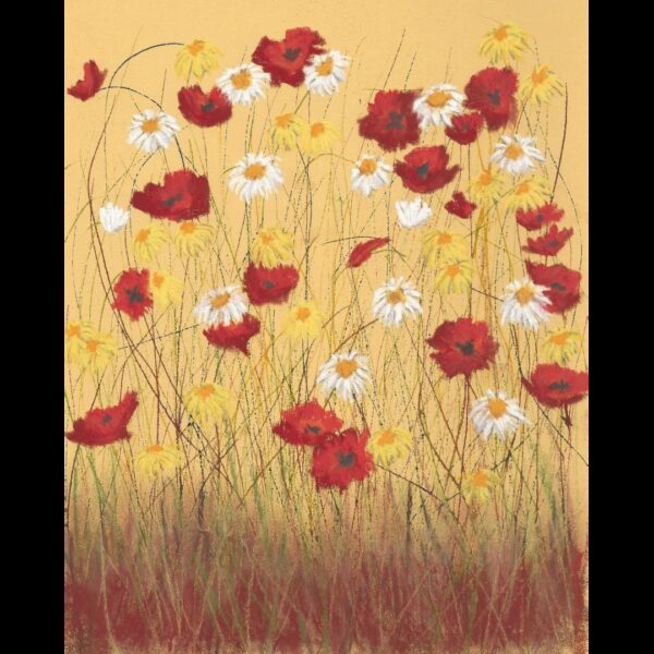 Daisies and Poppies Notebook
