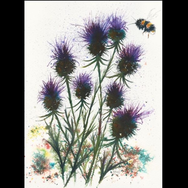 Thistle and Bee Notebook