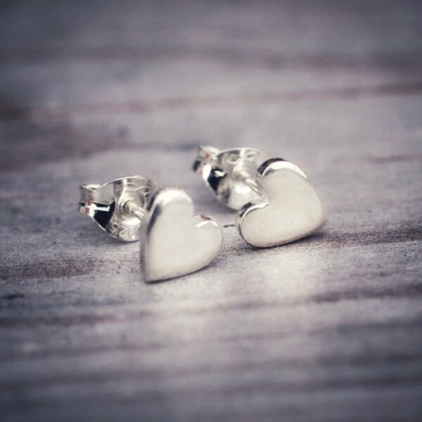 Heart Stud Earrings