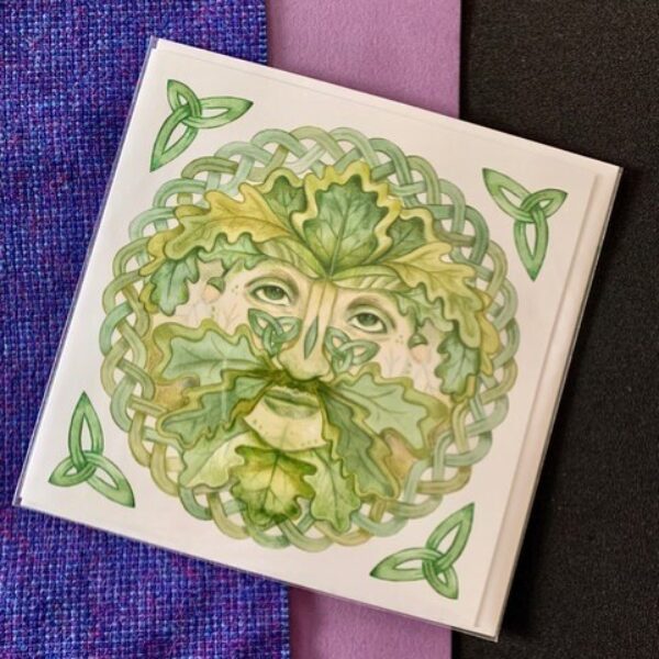Green Man Card