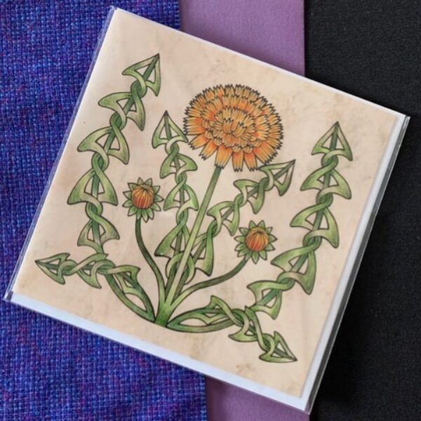 Celtic Dandelion Card