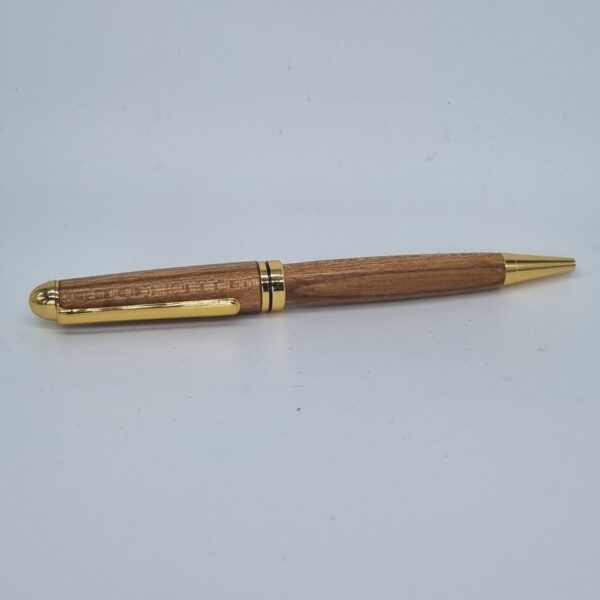 Elm and Gold Twist Pen