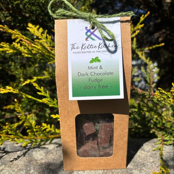 Dark Chocolate and Mint Fudge