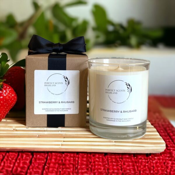 Strawberry and Rhubarb Candle