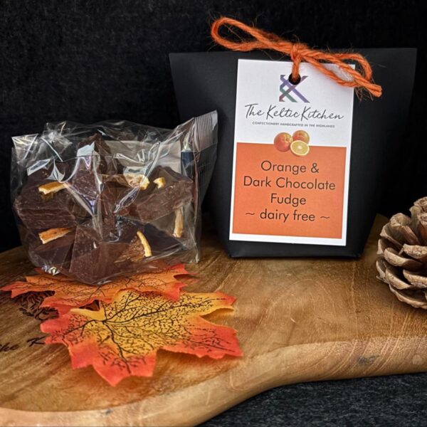 Dark Chocolate and Orange Fudge