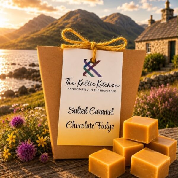 Salted Caramel Chocolate Fudge