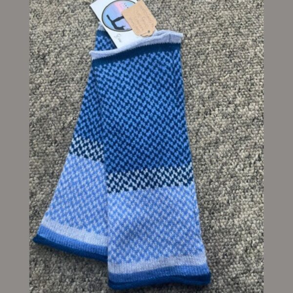 Orkney Wrist Warmers Sea