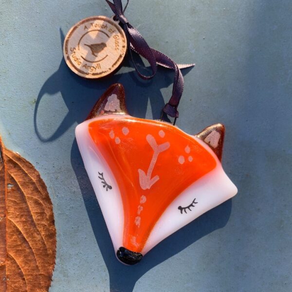 Bohemian Orange Fox Decoration -  No Box