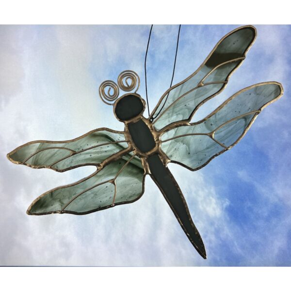 Stained Glass Dragonfly Suncatcher