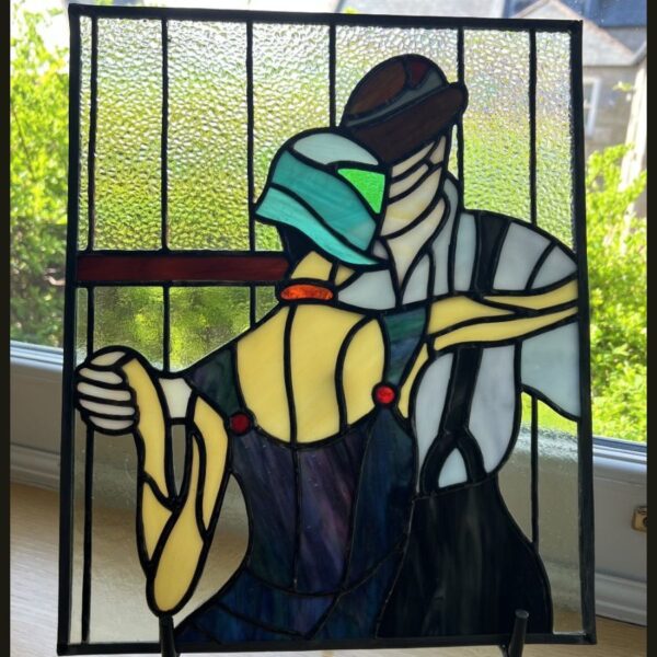 Stained Glass Panel Last Dance