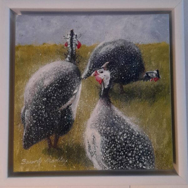 Guinea Fowl Painting
