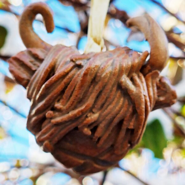 Hanging Highland Cow Decoration