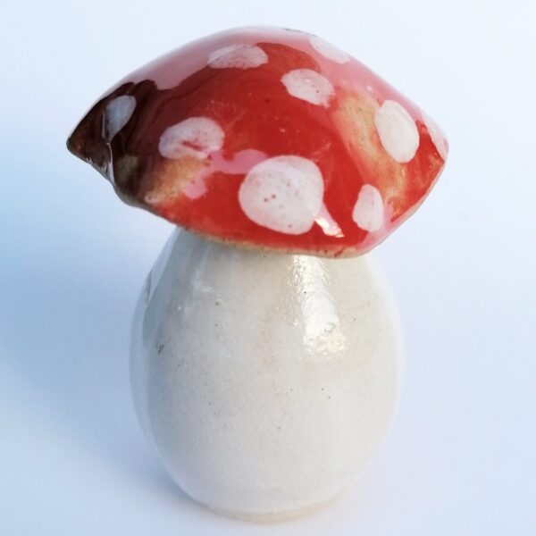 Pottery Toadstool Vase