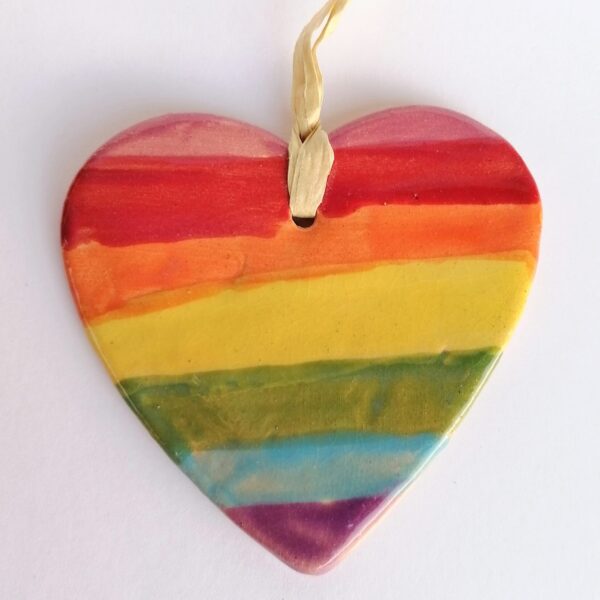 Rainbow Heart Decoration